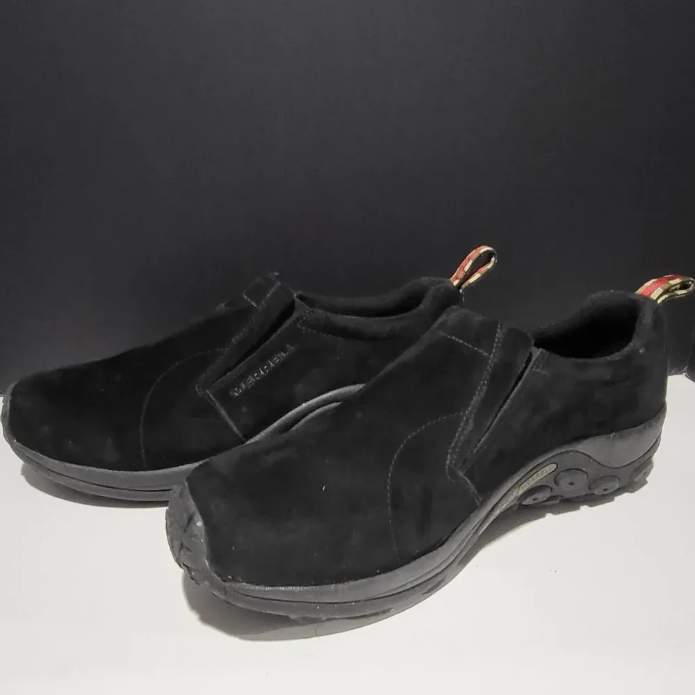 Merrell Men's Black Suede Leather Dual Density Hiking Casual Shoes